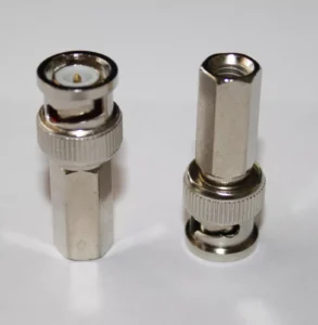 20 BNC male twist-on connectors RG59 coax cable plugs