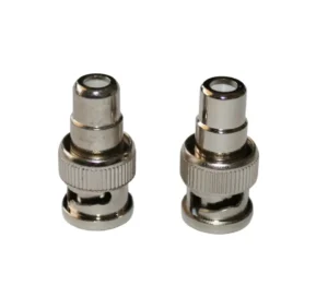 100 pcs MALE BNC TO FEMALE RCA CONNECTORS