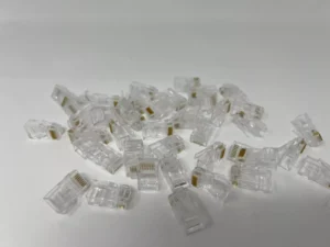 100pcs Modular Connectors Plug Head for Ethernet Network Cable RJ45 CAT-5e