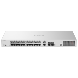Lysora LCS-24GS-P 24-Port Gigabit Smart PoE+ Switch