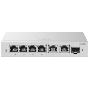 Lysora LCS-4GS-P 4-Port Gigabit Smart PoE+ Switch