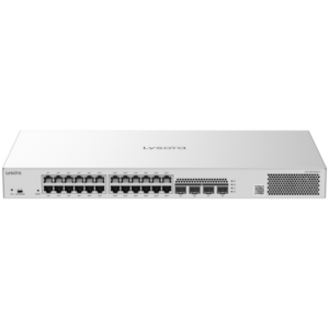 Lysora LS2-24GT4SFP-P 24-Port Gigabit Managed PoE+ Switch